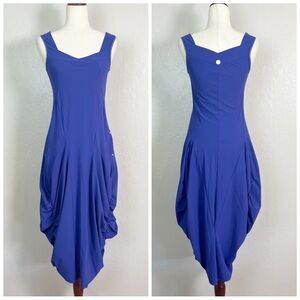 •MC PLANET by Innate• Blue Sleeveless Convertible Midi Dress / Jumpsuit‎ Size 6